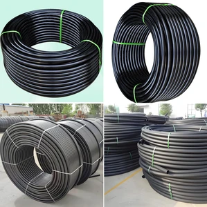 High Pressure Flexible HDPE Corrugated Conduit Pipe Electrical Cable Protection PE Wire Duct for Outdoor Use Qianxin Brand ISO