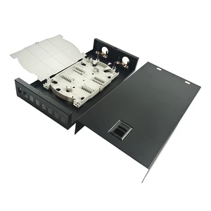 Portable 8-Port Mini ODF-SC/UPC Fiber Optic Patch Panel Quick Setup for POE 4G 3G GSM Networks