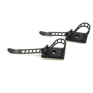 Longsan Manufacturers Glue Nylon66 Cable Clamp Adjustable Sticky Cable Harness Clip CL-2 Wire Fixing Seat Cable Clamp