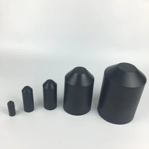 Adhesive Coated Heat Shrinkable Cable Wire Sealing End Cap Terminal Protection for Cable Terminal Protection