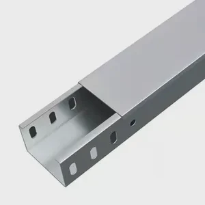 Metal Cable Trunking Spraying Durable Waterproof Pre-galvanized Rustproof Outdoor Cable Trunking