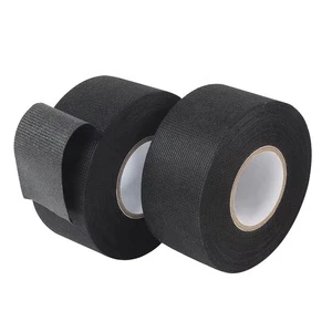 Black Cotton-Backed Insulating Tape Heat-Resistant for Electrical Insulation and Cable Securing