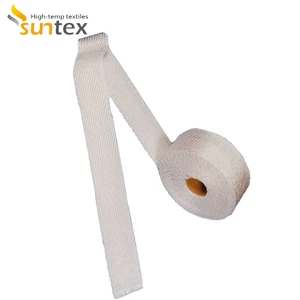 High Temperature Woven Fiberglass Flat Gasket Tape For Boiler & Furnace Thermal Insulation