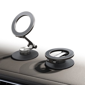 LISEN Ultra Magnetic Car Mount for Magsafe Foldable 360 Rotation Phone Holder for iPhone 16 Pro Max Samsung S25 Dashboard