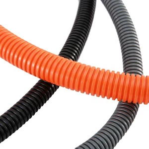 SY Manufacturer PP Electrical Conduit Pipe Corrugated Pipe Split Wire Loom Wiring Hose