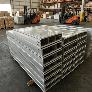 Custom Hot-Dip Galvanized Fire-Resistant Cable Tray,Customizable Size & Plate Thickness for Building Projects