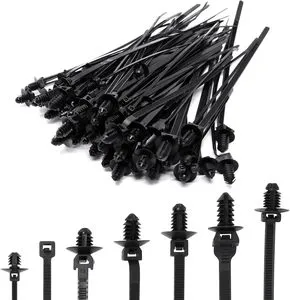 Nylon Self-Locking Cable Zip Tie Strap Quick Fastener Cable Clips for Organizing Wire and Cable