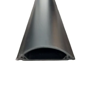 PVC Flooring Black Electric Cable Cover Cable Tray
