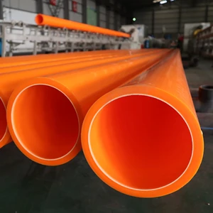 Durable Flexible High Pressure Heat Resistant Eco Friendly MPP Plastic Conduit Pipe for Industrial Use Roadway Railway Cable