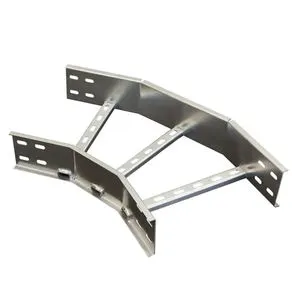 Customized Heavy-Duty Galvanized Cable Ladder Tray Multi-Specifications Industrial Construction Perforated Support Cable Laying