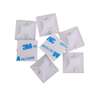 Industrial-Grade High-Strength Nylon Adhesive Flat Tie Mount with Flame-Retardant 94V-2 for Factory Equipment