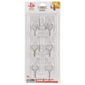 Recycled Plastic Wall-Mounted Adhesive Hanging Bracket Hook Space-Saving Umbrella Door Clothing Coat Hanger for Bathroom Use