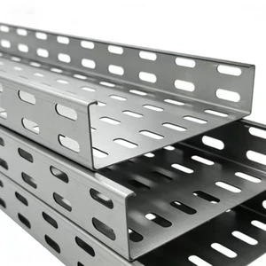 Galvanized Steel Punching Cable Tray Support Customizable Hot-dipped Galvanized Cable Tray