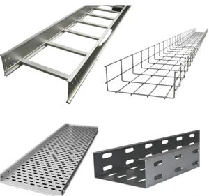 HUAPENG High-rise Building Ladder-Type Cable Tray Hot-Dip Galvanizing Process Outdoor Waterproof Cable Ladder