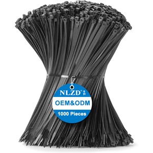 Nylon Cable Ties Self-Locking Heavy Duty Industrial Grade Custom Colors Sizes Factory Price NLZD Brand
