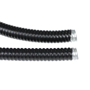 Factory Supply PVC Coated Galvanized Steel Flexible Conduit Liquid Tight Corrugated Metal Pipe Electrical Wire Cable Protection