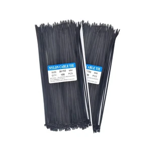 6-inch Nylon 66 Cable Ties Mixed Color Plastic Zip Ties 150x2.5mm Wire Bands Cable Tie Wire Wraps