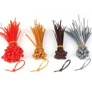 YDSL-7.2*550mm 100% Nylon 66 Cable Ties Automatic Plastic Self-locking Zip Tie