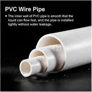 Smooth Surface PVC Pipe Electrical Wiring Enclosure Rigid PVC Conduit for Office and Household Cable Management System