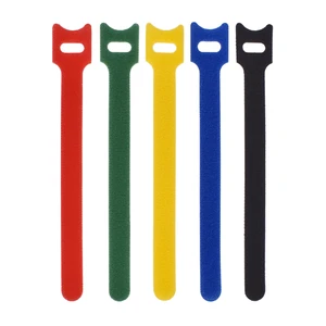 Wholesale Reusable Hook Loop Cable Ties Straps Polyester/Nylon Material 12mm X 150mm Back-to-Back Design for Electrical