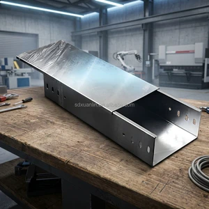 Industrial Hot Dip Galvanized Steel Cable Tray With CE Certification Efficient Heat Dissipation And Corrosion Resistant