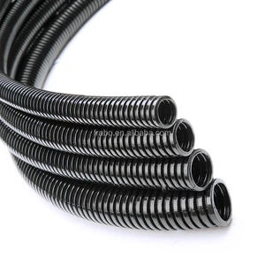 Indoor Outer AD80.0 ROHS Big Size Flame Retardant Cable Wiring Tube Nylon PA Flexible Conduit For Electrical Equipment Wiring