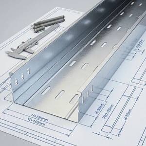 Professional SS304 Wire Mesh Cable Tray Basket Tray For Server Room Data Center Cable Management