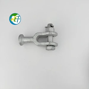 Electrical Power Ball Clevis Q U Type Clip Steel And Zinc Galvanized Cable Fitting Accessory Wolf
