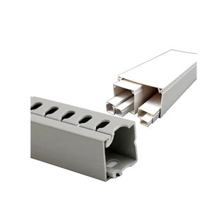 Business Type Insulation Material Plastic PVC Slotted Perforated Tray Ducts Cable Trunking