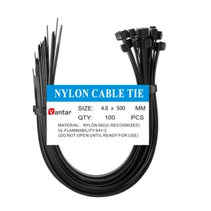 Eco-Friendly Nylon Cable Ties 9x550 Heavy Duty Tie Wrap /Zip Ties Size / Electric Wiring Cable Tie