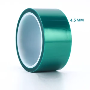 Heavy Duty Pressure Sensitive Waterproof High Temperature Resistant Insulating Silicone Polyester Tape Green