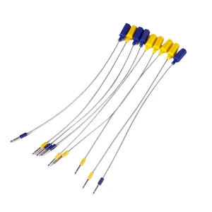 Hexagonal Metal Wire Cable Seal Disposable Tamper Proof Custom Number For Logistics Chemical Industry