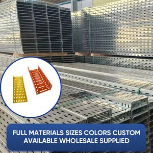 Economic Perforated Cable Tray Standard Factory Ordinary Office Building Budget Project Long Lasting Tray Customizable