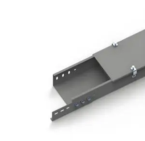 Fire-resistant Trough-type Cable Tray Color RAL7010 High Temperature Resistant Non-toxic Non-polluting Long Service Life