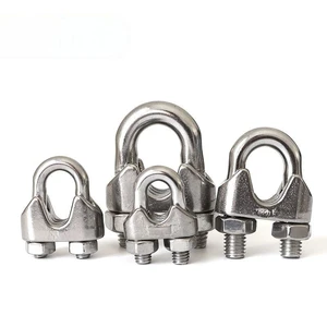 Hot Galvanized Wire Rope Clip, Zinc Plated Cable Clamp with GS Certification, for Lifting Rigging Mining