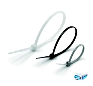 OnElecs Nylon 66 Self-Locking 100mm 2.5mm Width Cable Ties
