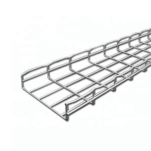 Integrated Galvanized Wire Mesh Trunking Powder Coated 304 Stainless Steel Grid Open Fixable Cable Trays for Weak Current