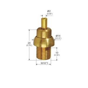 High Quality Adjustable Brass Cable Gripper M10 M13 Outer Threaded Wire Rope Clip