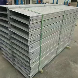 Marine Grade Stainless Steel Cable Tray Thickened Steel Cable Tray With Cable Tray Mounting Bracket