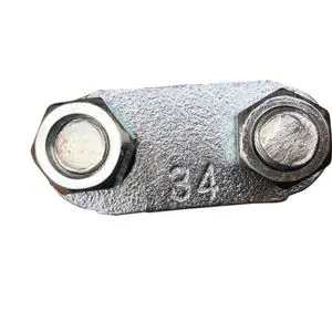 China Factory Price DIN741 34mm Cable Clamp Galvanized Malleable Steel Wire Rope Clip Rigging Hardware High Wire Rope Clips
