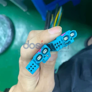 Wholesale Custom H-MTD 2+6P Dual Port Female to Female 99K1HG-1CAZ5-Z Ethernet High Speed Automotive Wiring Harness