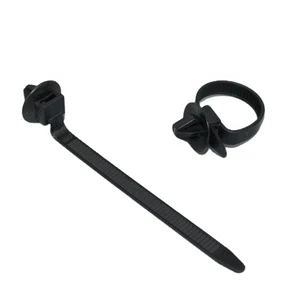 Universal Car Wire Tie Straps Nylon Push Mount Clips Cable Tie Self-Locking Plastic Tie Wrap Nylon Cable Tie with Mount
