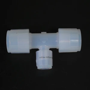 Chemical Resistant PFA Pipe Fittings with Injection Molding and Cutting Services for Industrial Corrosive Fluid Transfer Systems