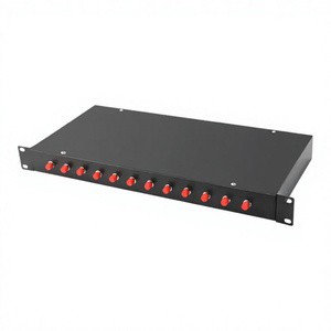 High Quality XINHAOZE 12 Core FC Single Mode Fiber Optic Patch Panel 1U 19