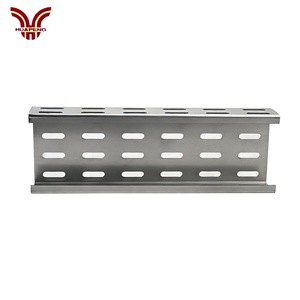 HUAPENG Supplier Factory Perforated Cable Tray Galvanized Carbon Steel Durable Slotted Cable Tray