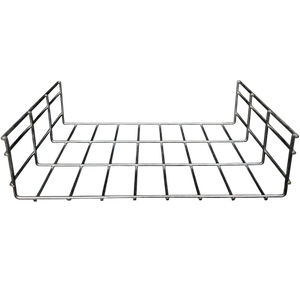 Galvanized Wire Cable Tray 100mm Grid Cable Tray for Cable Laying Available in 10ft 20ft Sizes
