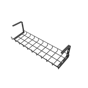 Steel Wire Mesh Cable Management Tray with Desk Mount Wire Organizer and Cord Organizer for Cable Wiring/Hot Supplier Pallets