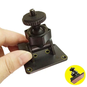 Wholesale Factory Price Car Camera Accessories 360 Rotating square Adhesive Base 14 Screw Dash Camera Mount Bracket