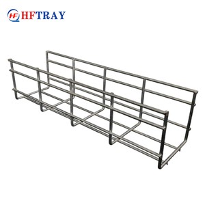 Galvanized Steel Wire Mesh Cable Trays Electrical Engineering Cable Tray