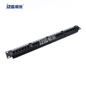 24-Port 1U 19inch Cat5/Cat6 Unshielded Network Patch Panel 1st Choice for Efficient Connectivity in Server Cabinets